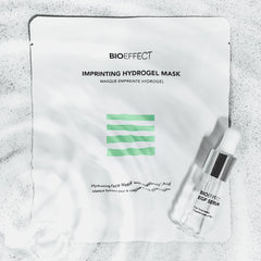 BIOEFFECT Imprinting Hydrogel Face Mask and bottle of EGF Serum